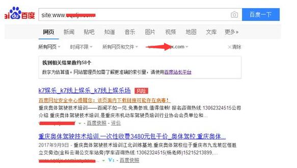 網站被黑，快照被劫持