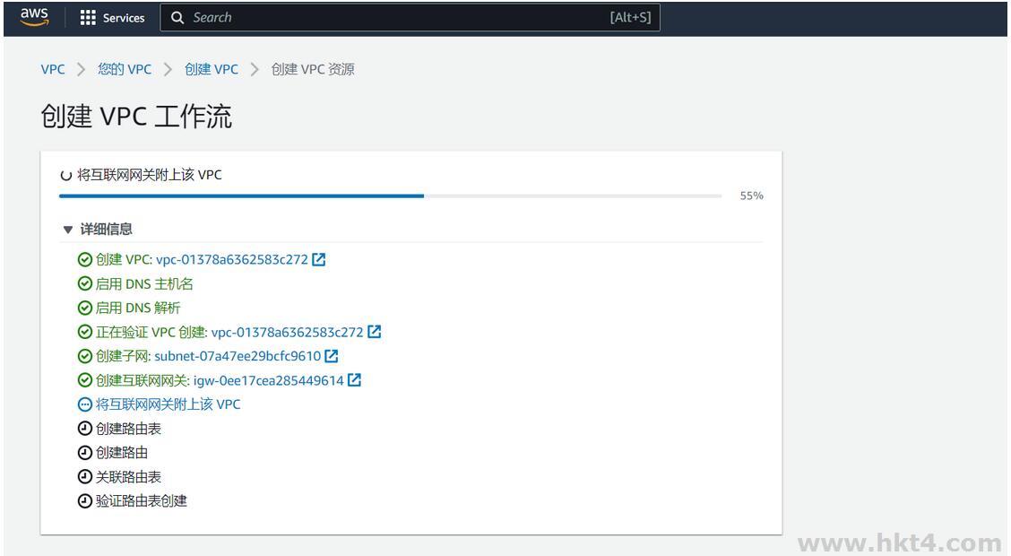 快速創(chuàng)建和設(shè)置AWS VPC
